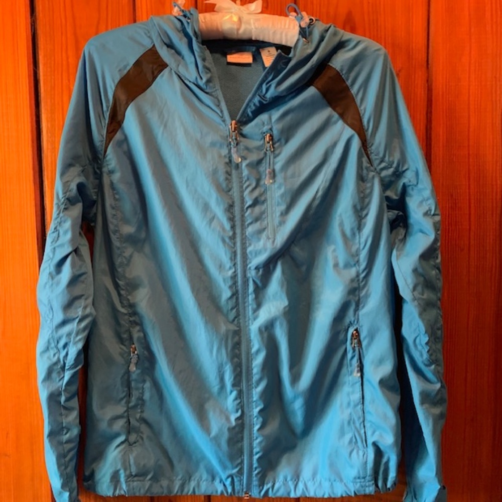 Westbound light weight zip jacket light blue Sz S - Picture 1 of 8